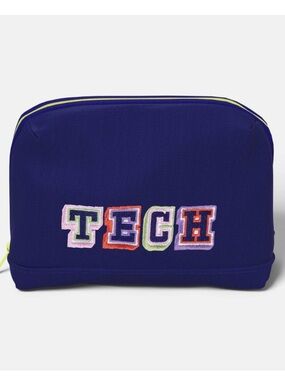 Tech Pouch - heyday Future Dusk Word Embroidery: Electronics Accessory Case NEW